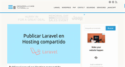 Desktop Screenshot of desarrollowebtutorial.com