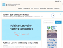 Tablet Screenshot of desarrollowebtutorial.com